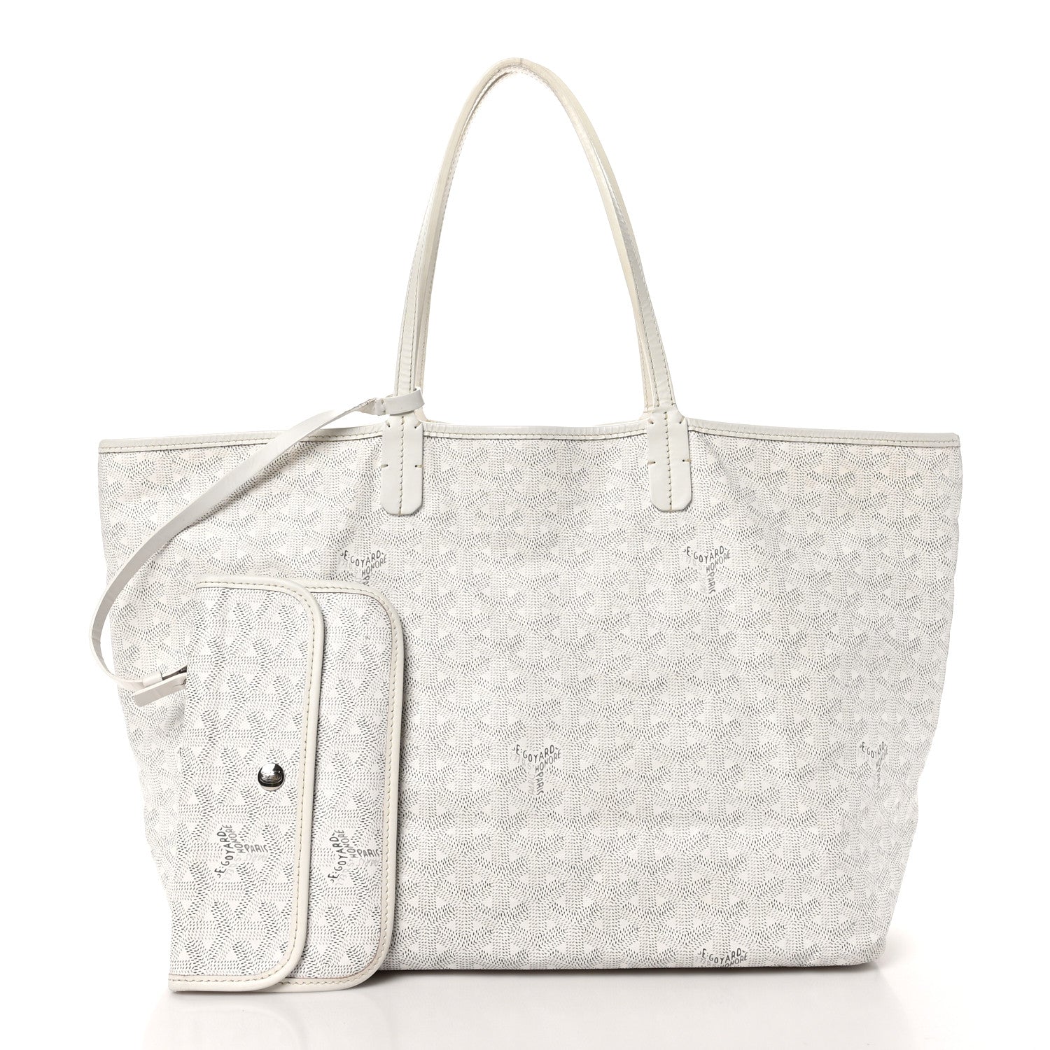 Goyard Goyardine Saint Louis PM White 3 of 12
