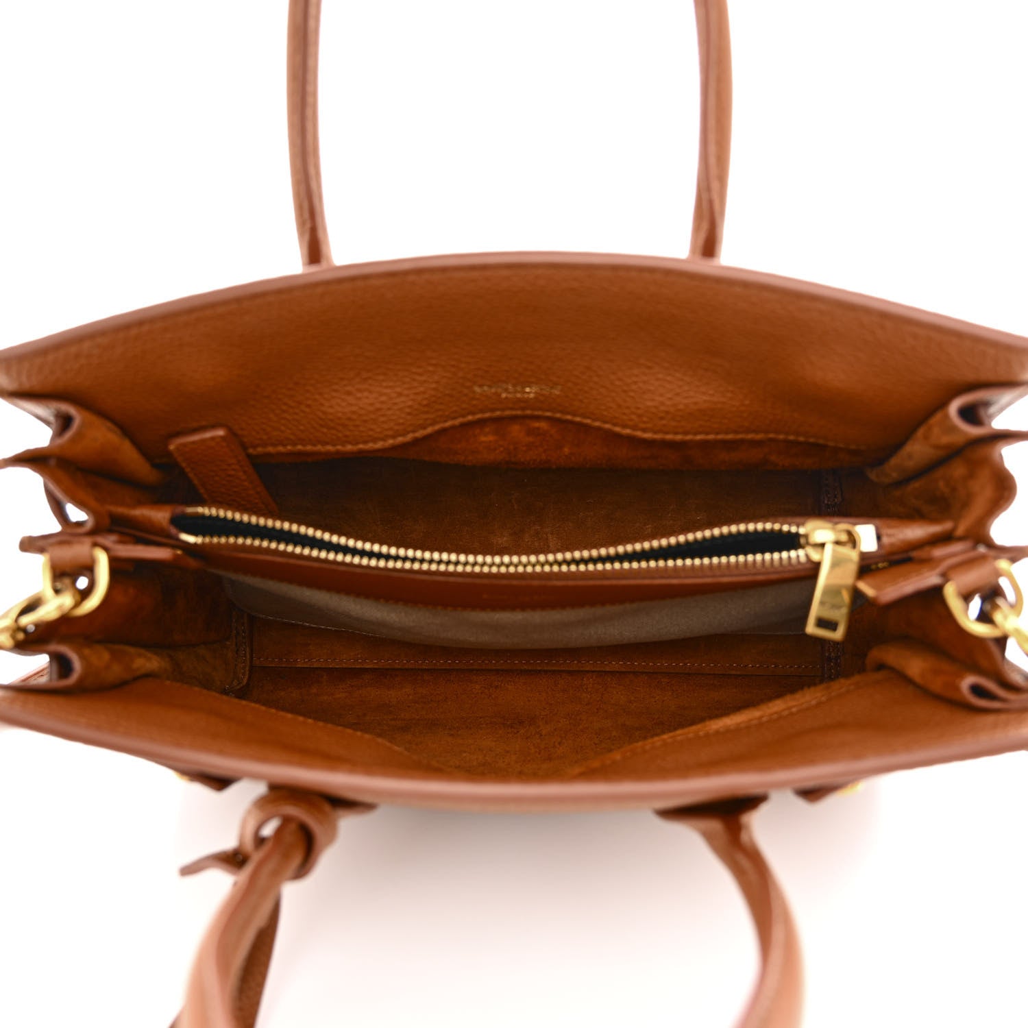Saint Laurent Grained Calfskin Baby Sac De Jour Supple Canyon 4 of 9