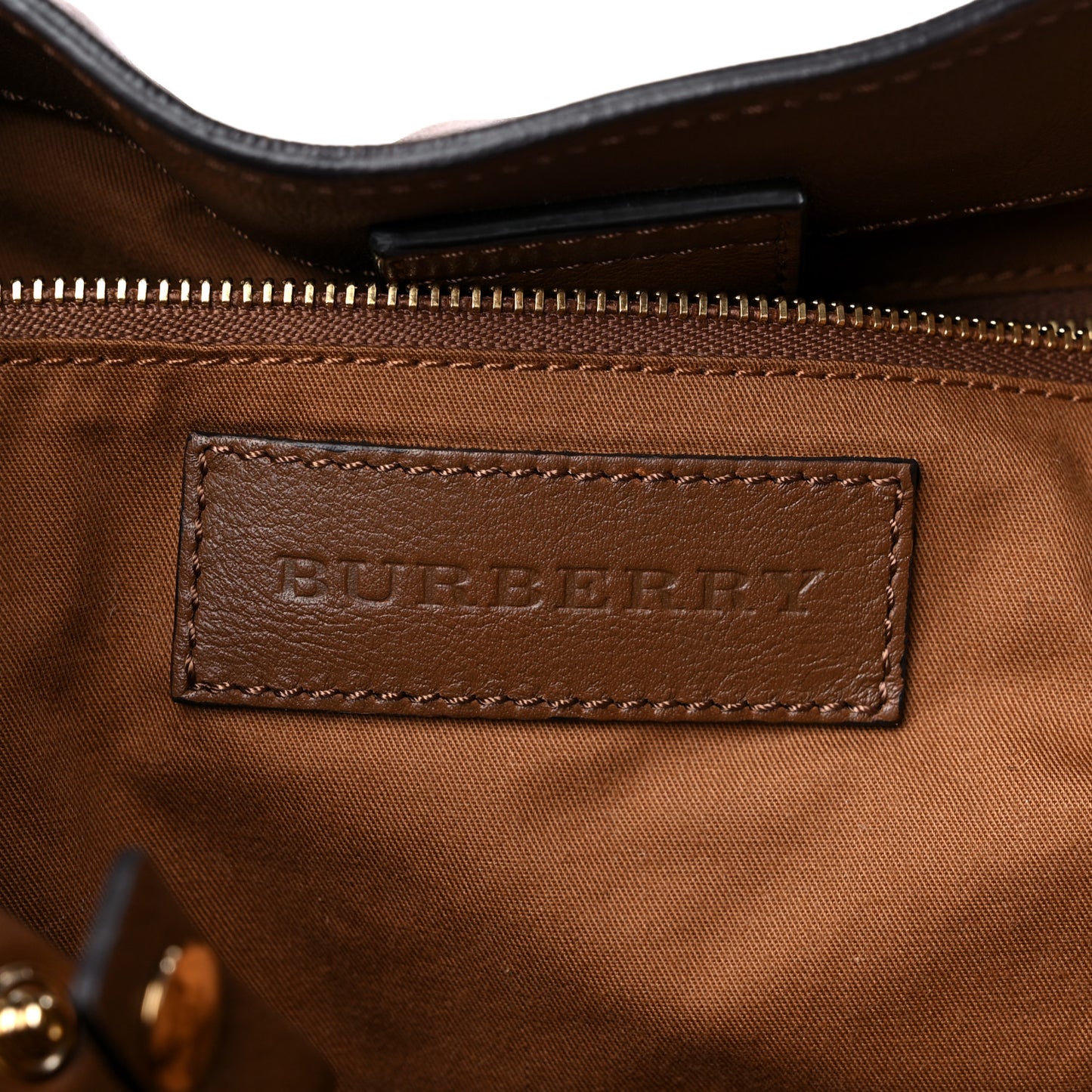 Calfskin Haymarket Check Small Canterbury Tote Brown