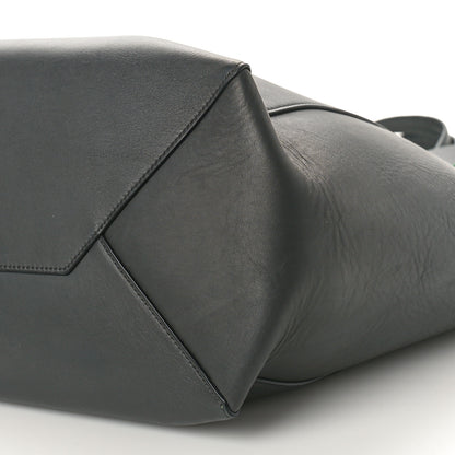 Celine Smooth Calfskin Small Tassel Cabas Phantom Gray Green 8 of 8