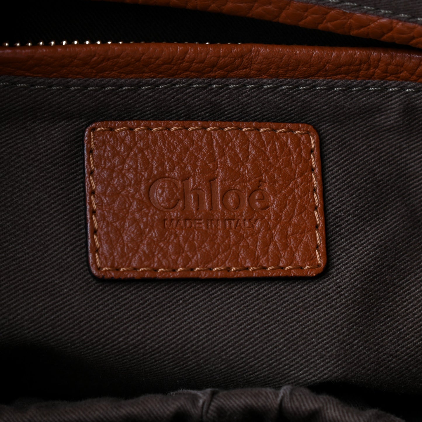 Calfskin Medium Marcie Satchel Tan