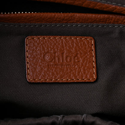 Chloe Calfskin Medium Marcie Satchel Tan 6 of 8
