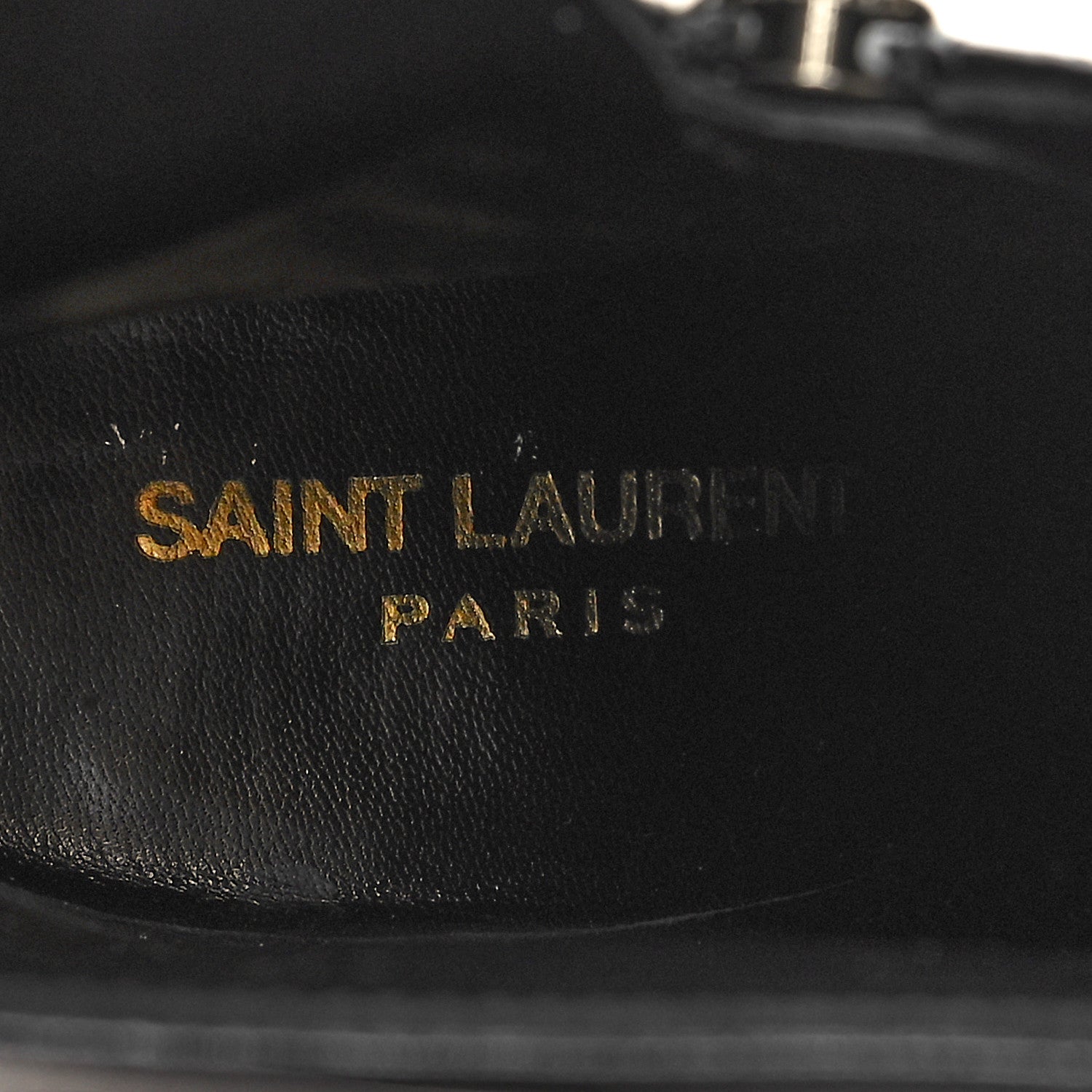 Saint Laurent Calfskin Soho Niki 105 Wedge Booties 40.5 Black 8 of 9