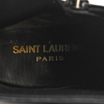 Saint Laurent Calfskin Soho Niki 105 Wedge Booties 40.5 Black 8 of 9