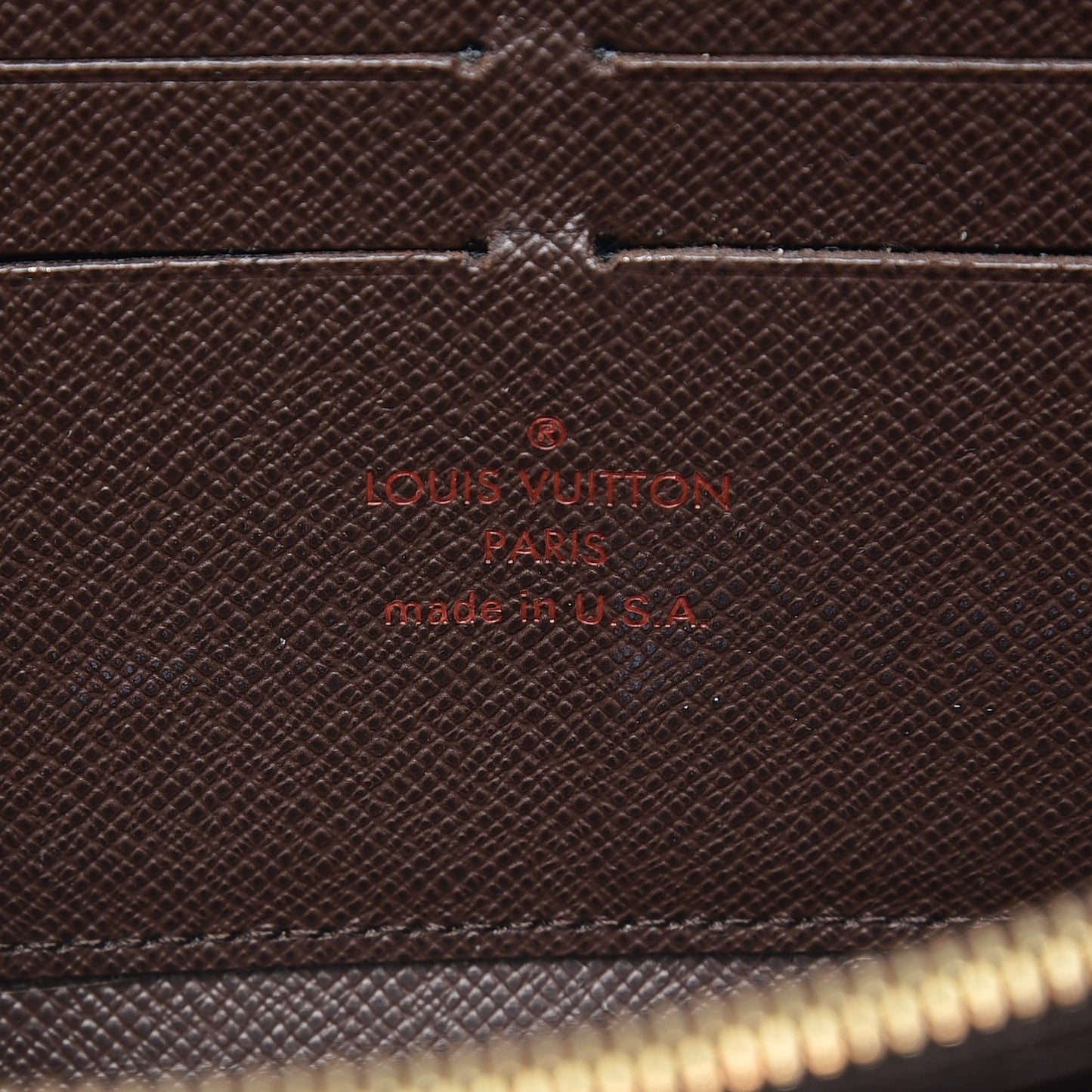 Damier Ebene Zippy Wallet
