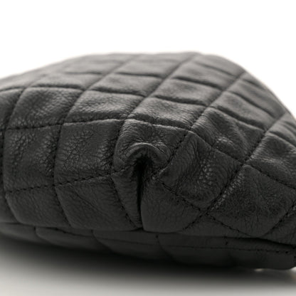 Chanel Calfskin Quilted Banane Waist Bag Fanny Pack Black 10 of 10