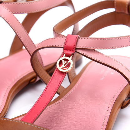 Louis Vuitton Calfskin Farenheit Flat Sandals 36 Pink 12 of 12