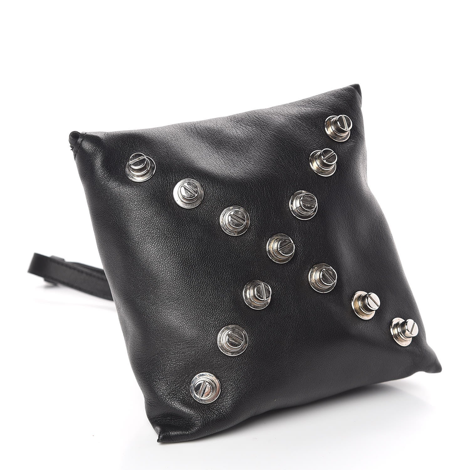Givenchy Lambskin Studded Triangle Wristlet Black 4 of 6