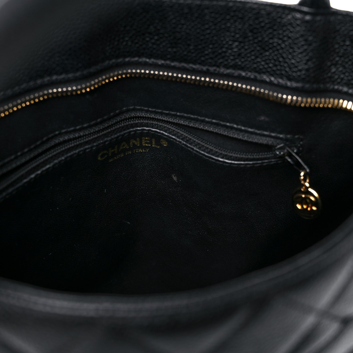 Chanel Caviar Quilted Medallion Tote Black 9 of 13