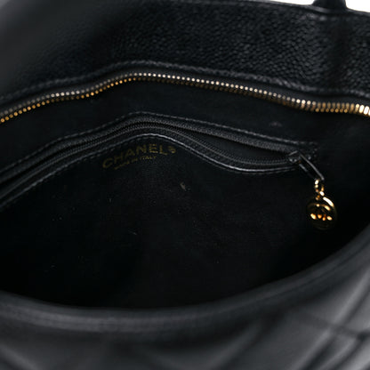 Chanel Caviar Quilted Medallion Tote Black 9 of 13