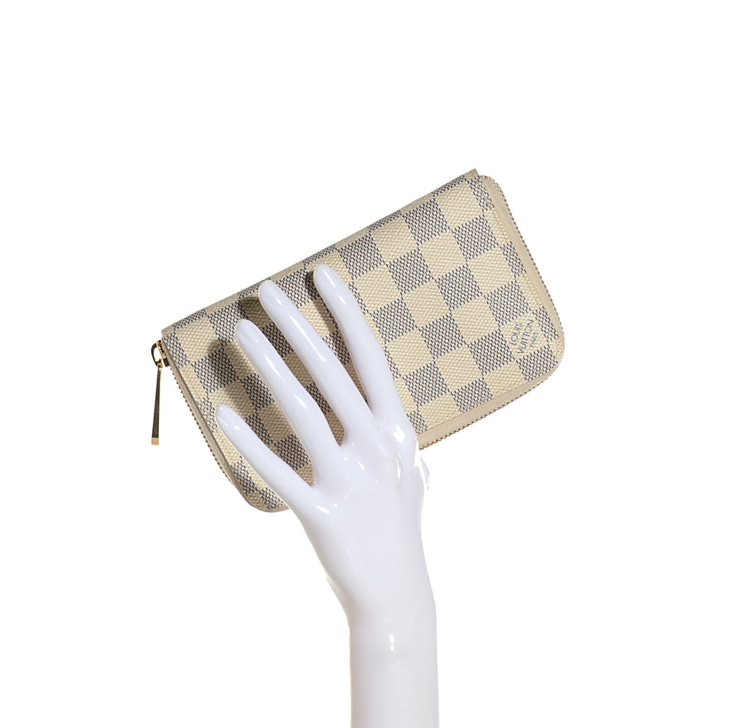 Louis Vuitton Damier Azur Compact Zippy Wallet 2 of 7
