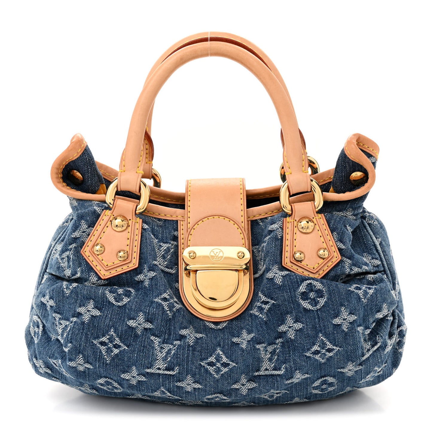 Monogram Denim Pleaty Blue