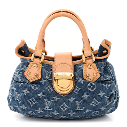 Louis Vuitton Monogram Denim Pleaty Blue 1 of 11