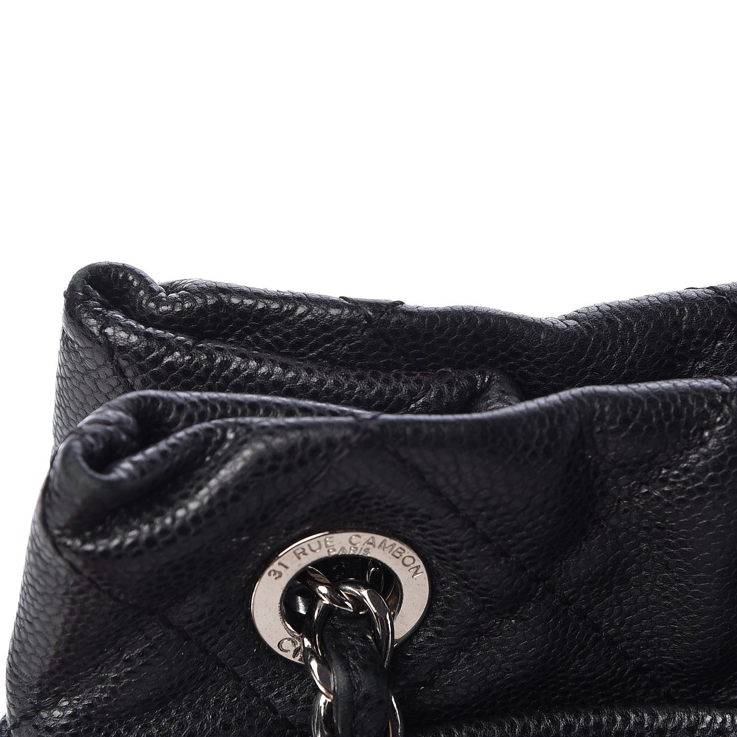 Caviar Quilted Timeless CC Soft Tote Black