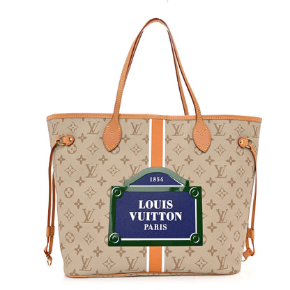Louis Vuitton Monopaname Neverfull MM Beige Ocher 1 of 11
