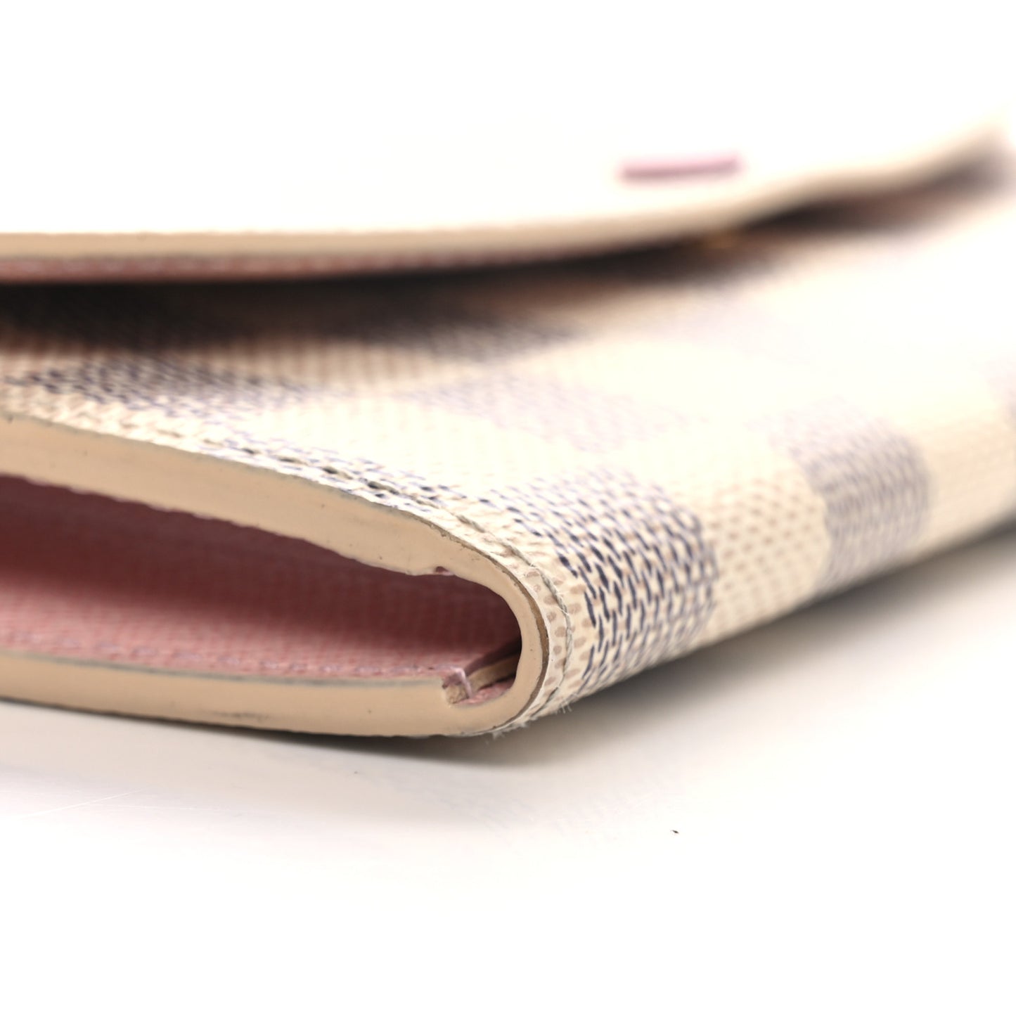 Damier Azur Emilie Wallet Rose Ballerine