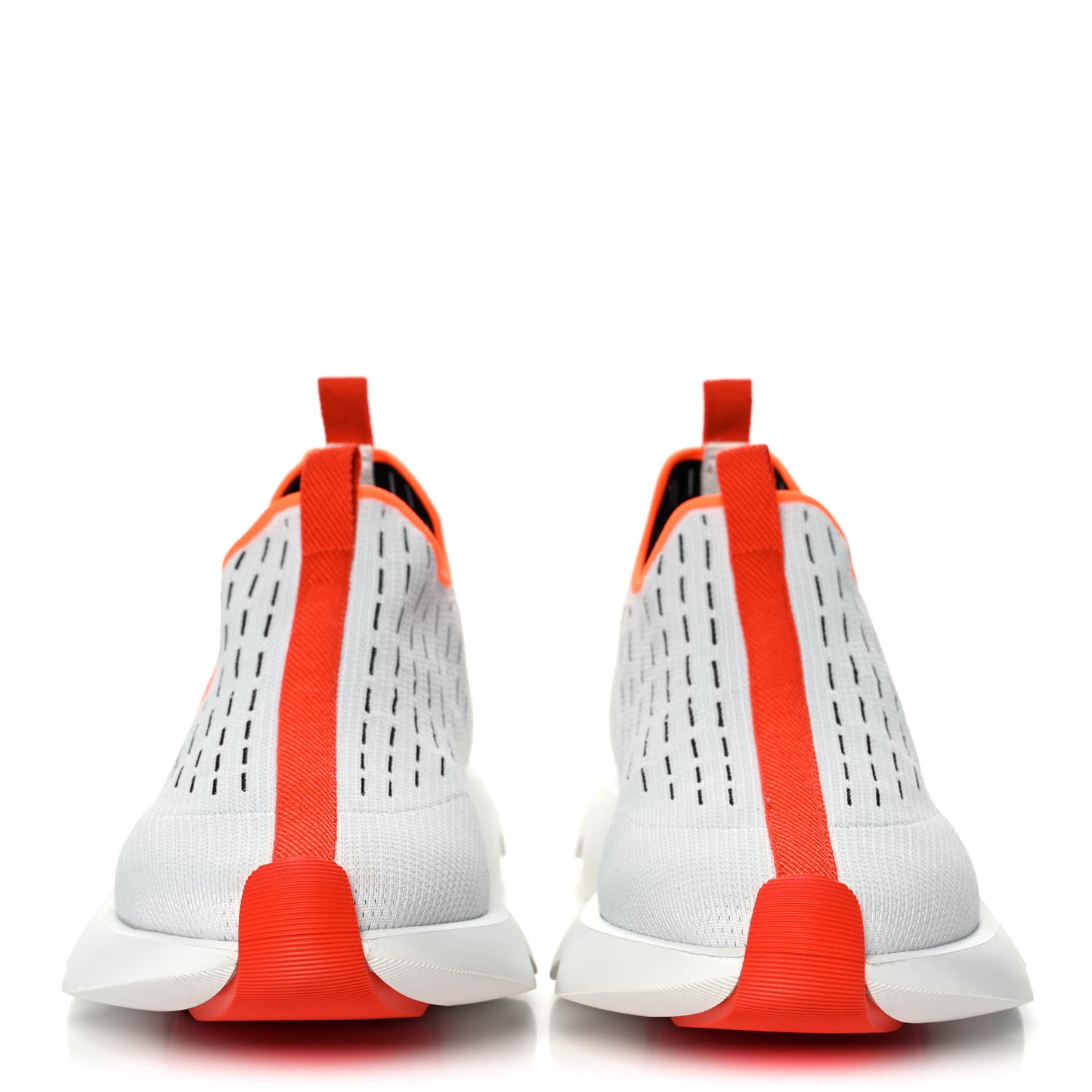 Technical Canvas Goatskin Eclair Sneakers 42 White