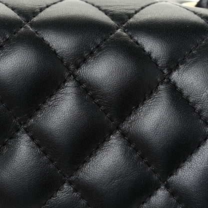 Chanel Lambskin Quilted Mini Square Flap Black 13 of 16