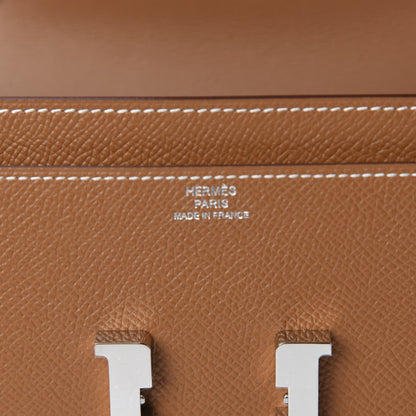 Hermes Epsom Constance Long Wallet To Go Gold 8 of 10