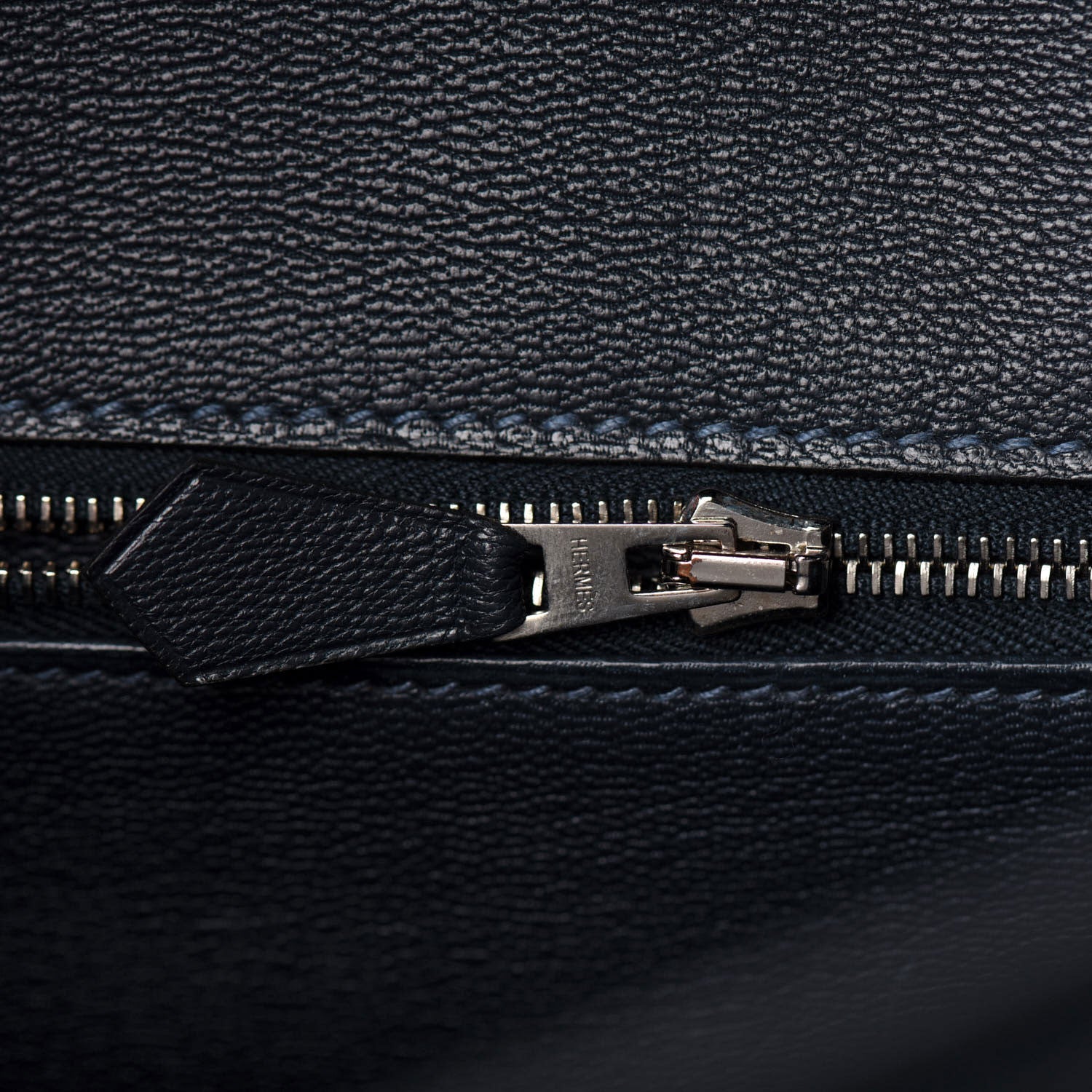 Hermes Shiny Porosus Crocodile Birkin 35 Bleu Abysse 20 of 35