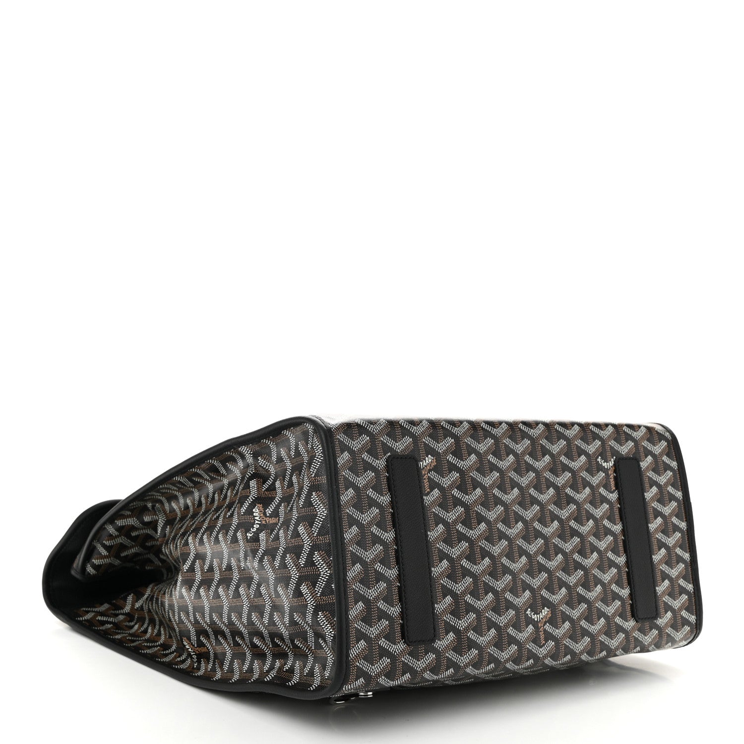 Goyard Goyardine Saint Leger Soft Briefcase Backpack Black 4 of 9