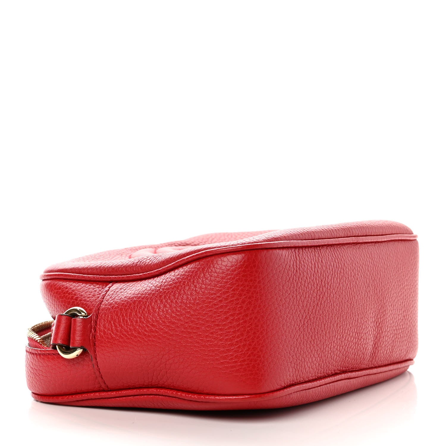 Gucci Pebbled Calfskin Small Soho Disco Bag Tabasco Red 4 of 11
