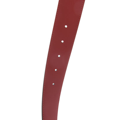 Gucci Moon Calfskin Interlocking G 37mm Belt 105 42 Vibrant Red 3 of 5