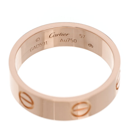 Cartier 18K Pink Gold 5.5mm LOVE Ring 57 8 4 of 4