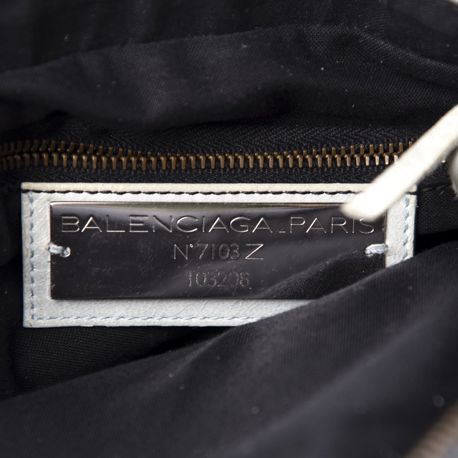Balenciaga Chevre Classic Hardware First Ice Bleu 16 of 18