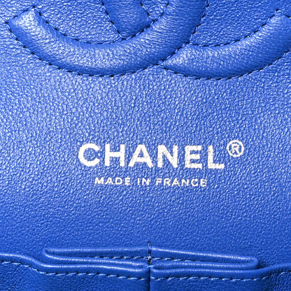 Chanel Lambskin Quilted Medium Double Flap Blue 7 of 11