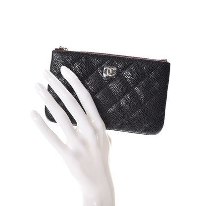 Chanel Caviar Quilted Small Cosmetic Case Black 2 of 7