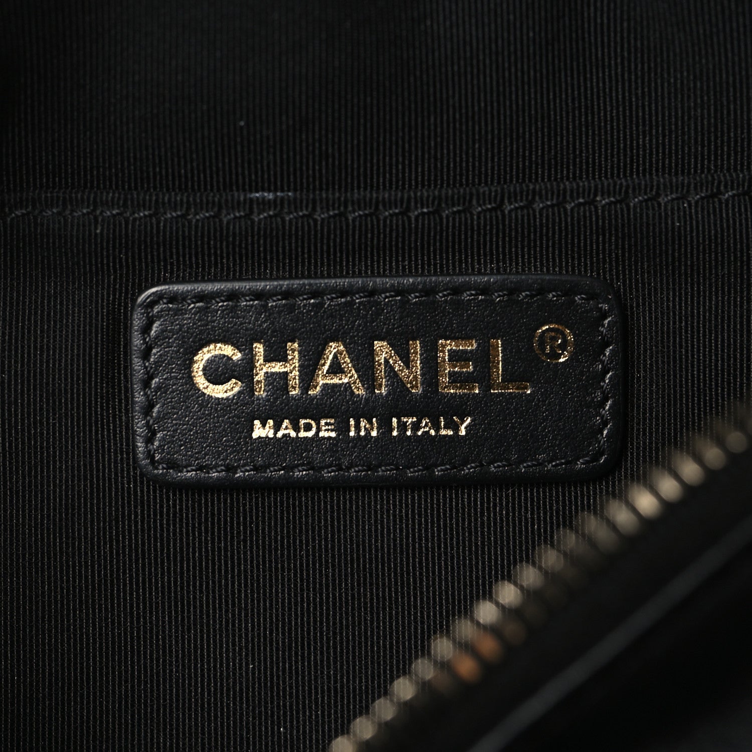 Chanel Lambskin Quilted Waist Bag Fanny Pack Black 6 of 10