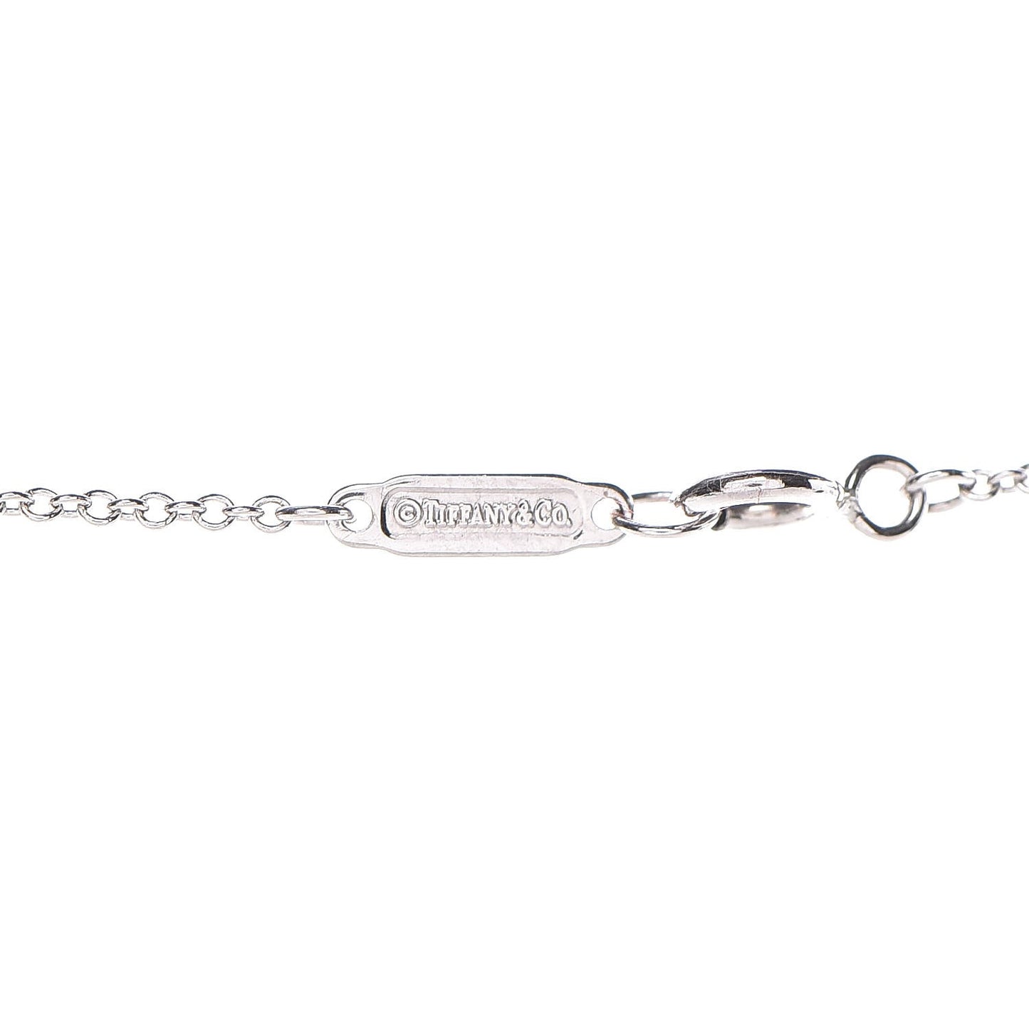 Platinum Diamond Jazz Triple Drop Pendant Necklace