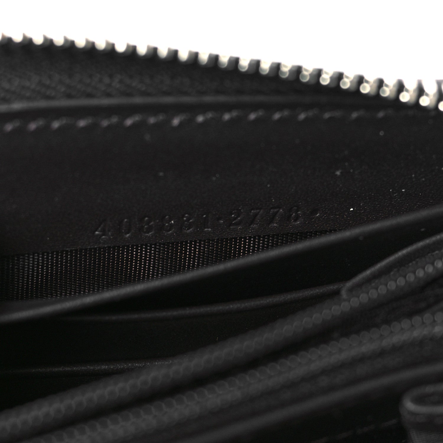 Gucci GG Supreme Monogram Web Zip Around Wallet Beige Cocoa 7 of 8