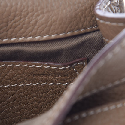 Chloe Calfskin Mini Marcie Round Crossbody Bag Nut 7 of 11