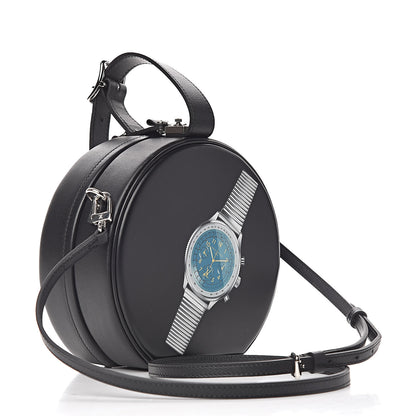 Louis Vuitton Calfskin Vintage Stickers Petite Boite Chapeau Black 3 of 10