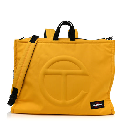 Telfar X EASTPAK Tactical Canvas Large Shopper Yellow 1 of 7