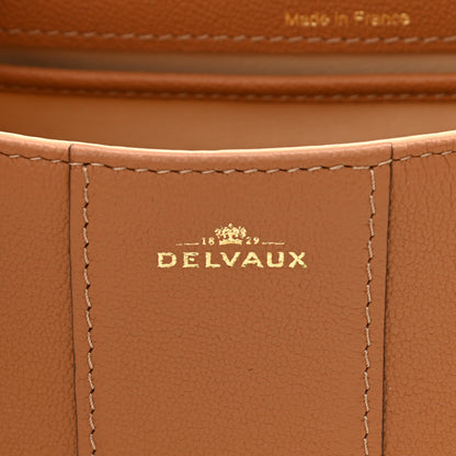 Delvaux Grained Calfskin Mini Brillant Satchel Natural 6 of 10