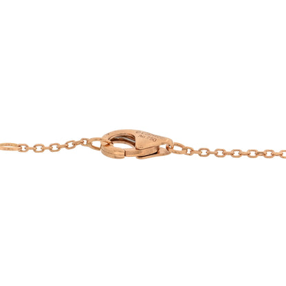 Cartier 18K Pink Gold Diamond Black Onyx Amulette de Cartier Bracelet 3 of 4