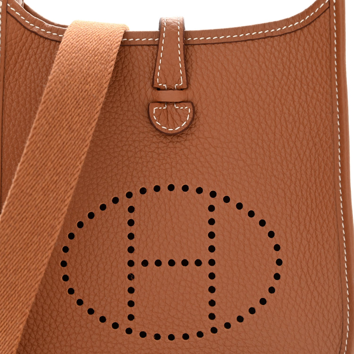 Hermes Taurillon Clemence Evelyne TPM Gold 8 of 11