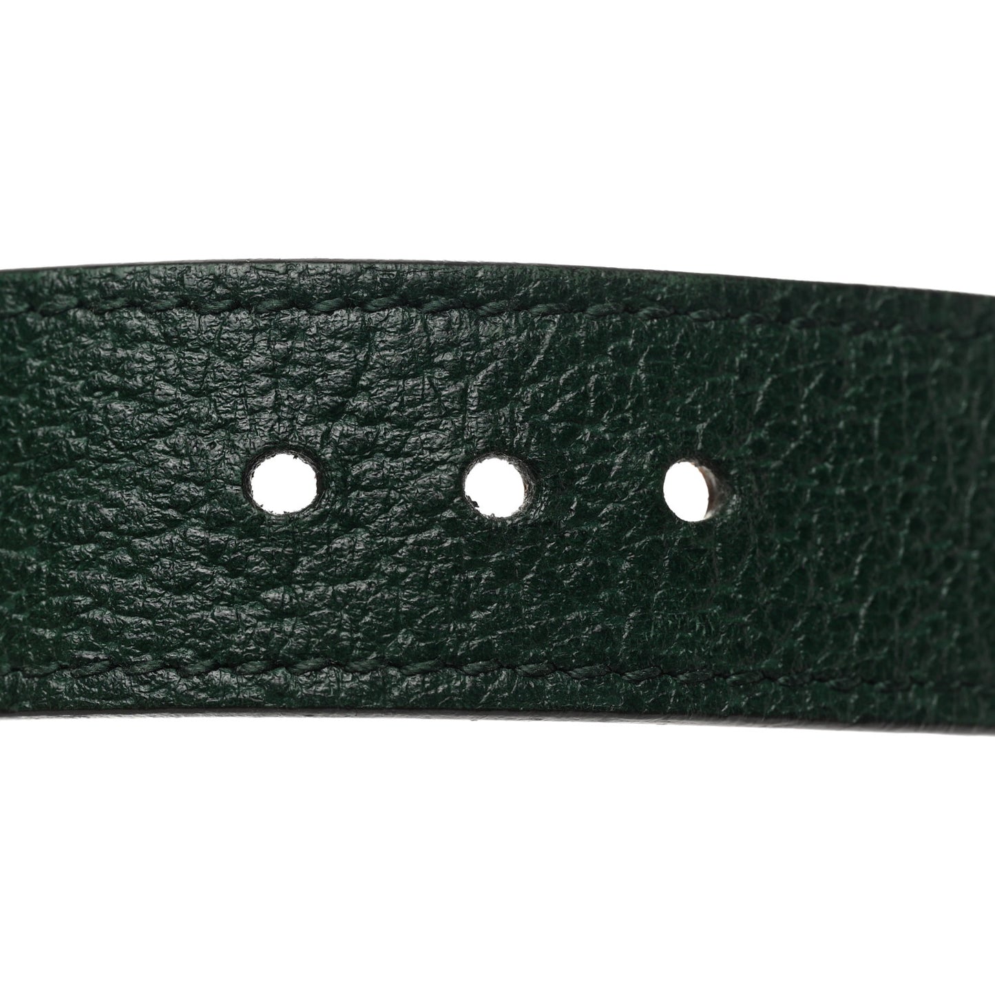 Calfskin Marmont Double G Bracelet Green
