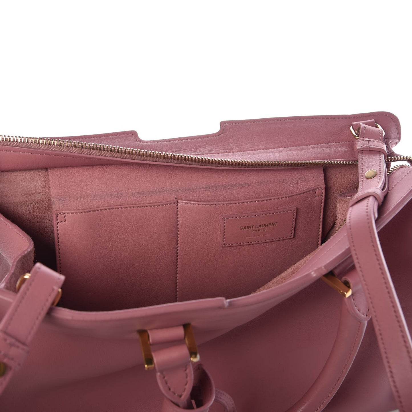 Calfskin Small Classic Y Cabas Vieux Rose