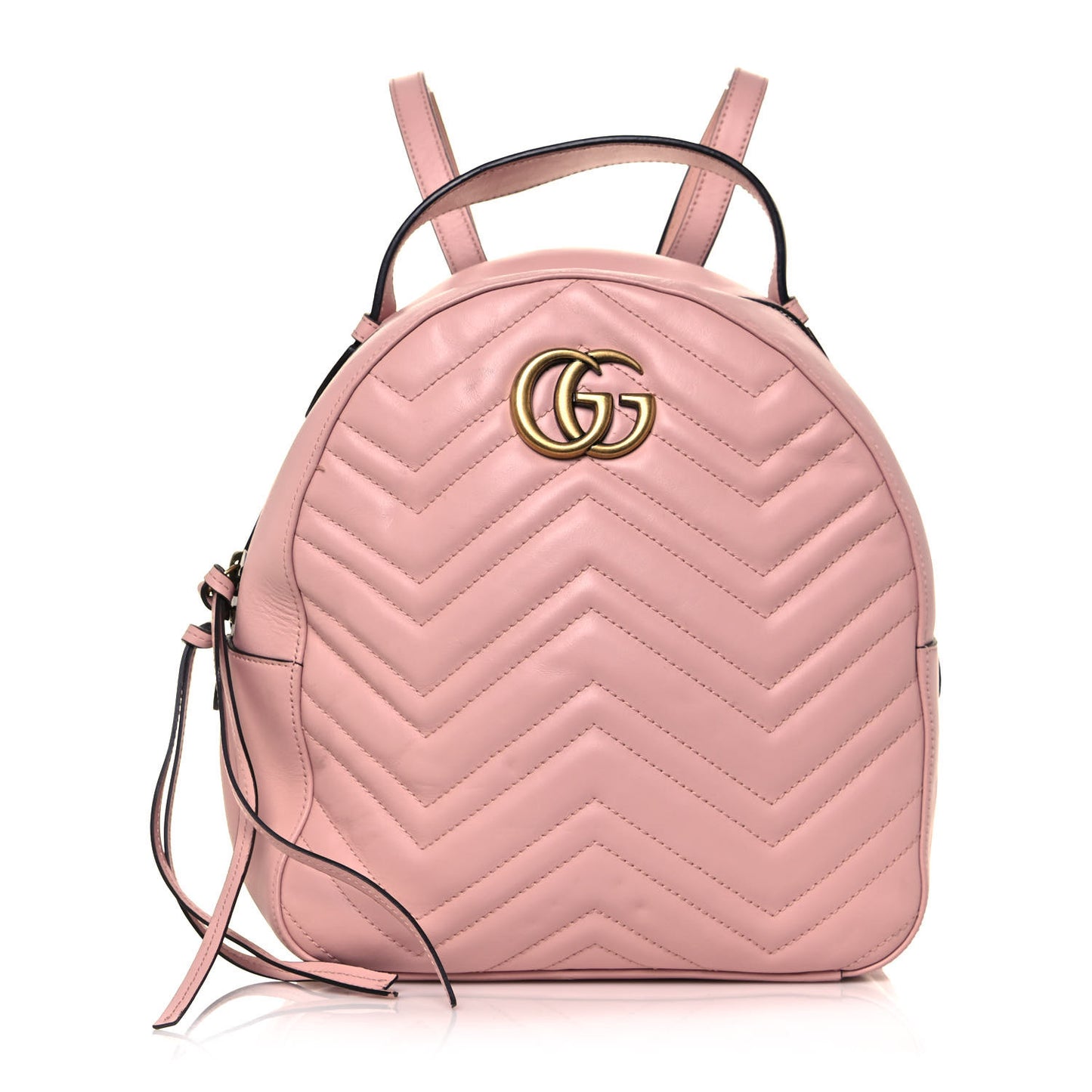 Calfskin Matelasse GG Marmont Dome Backpack Perfect Pink