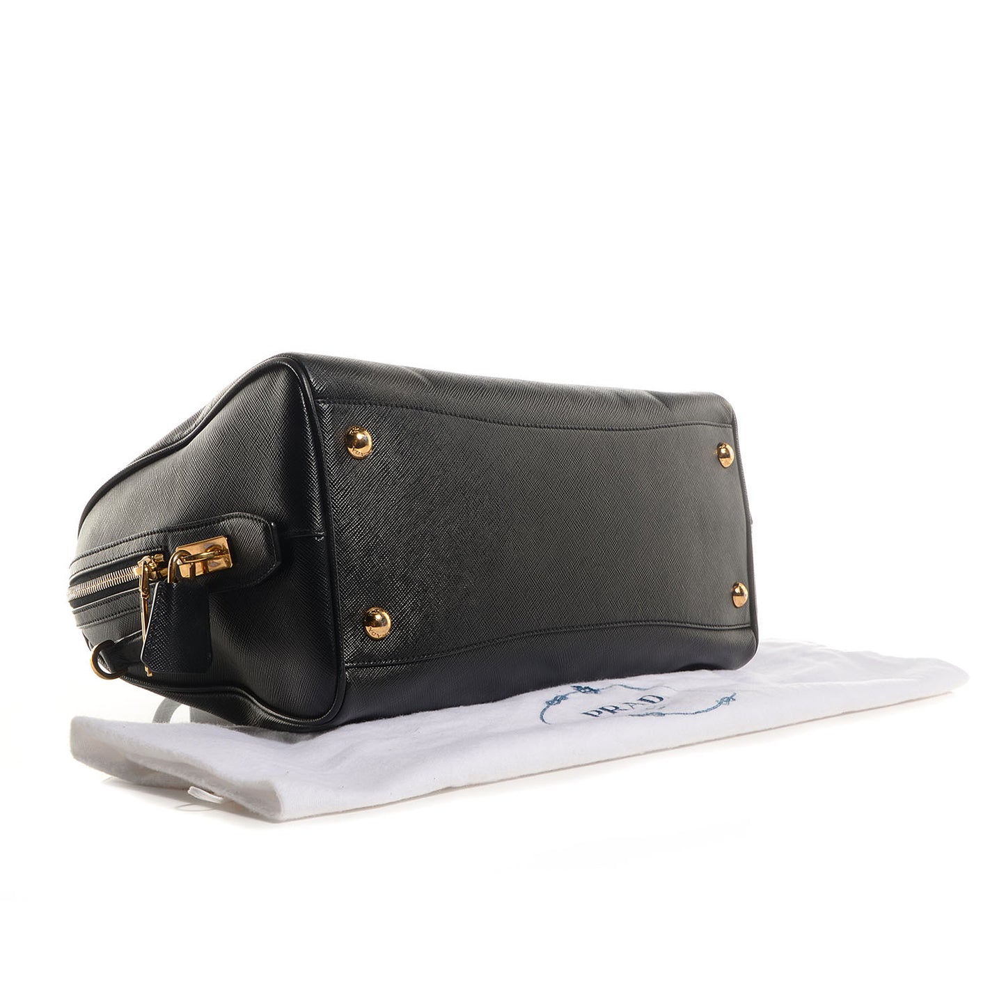 Saffiano Lux Bowler Black