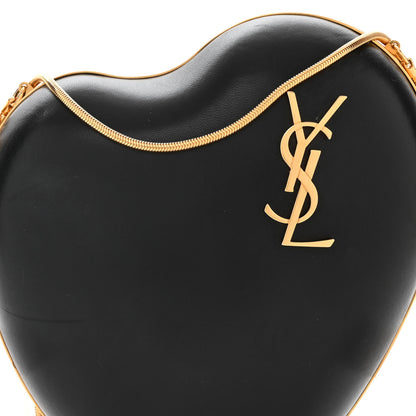 Saint Laurent Calfskin Monogram Love Box Bag Black 7 of 10