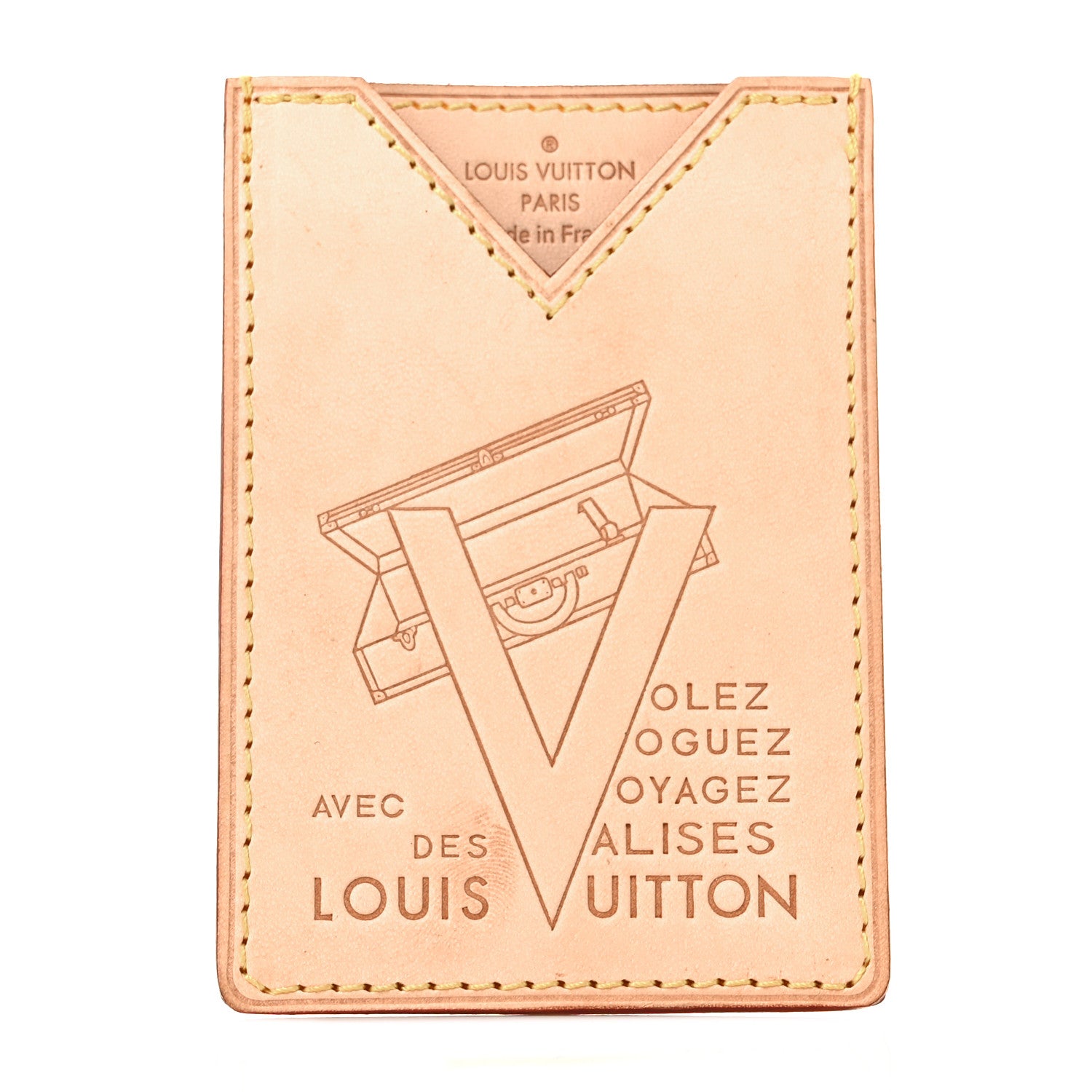 Louis Vuitton Vachetta Voyages Card Holder 1 of 7