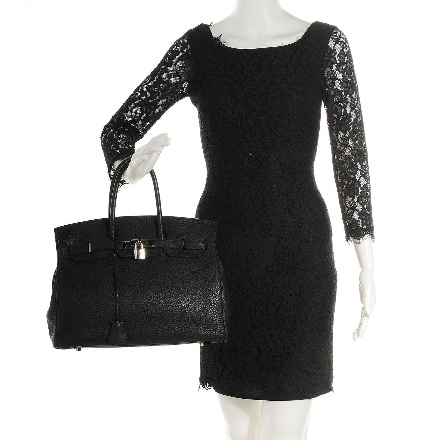 Hermes Fjord Birkin 35 Black 2 of 28