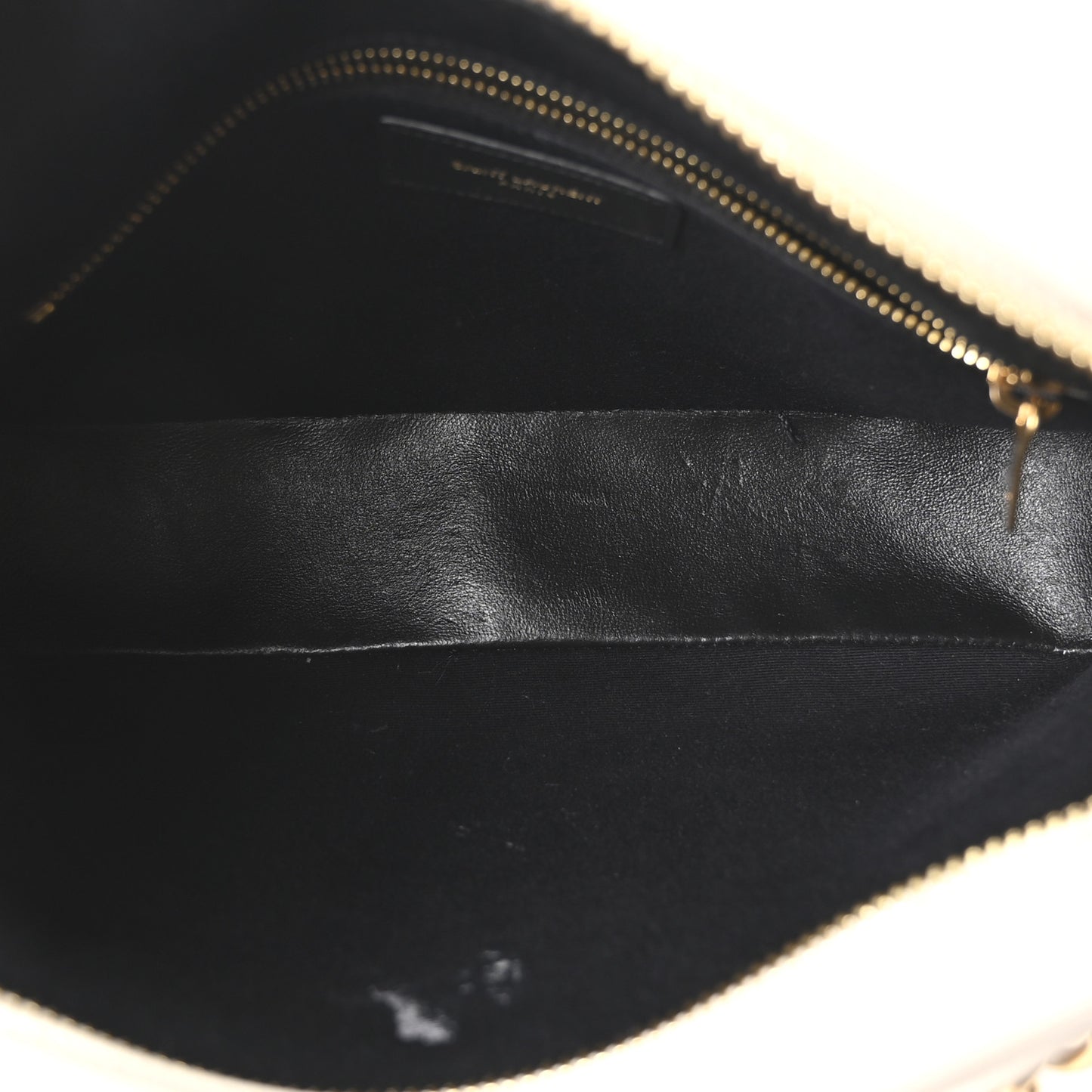 Lambskin Quilted Le Maillon Chain Strap Crossbody Crema Soft