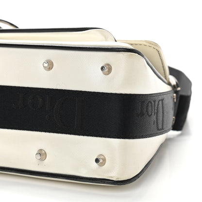 Christian Dior Coated Canvas Crystal Hardcore Bag White 10 of 19