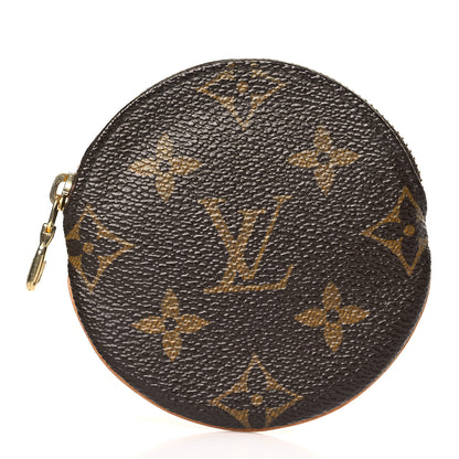 Louis Vuitton Monogram Round Coin Purse 1 of 8